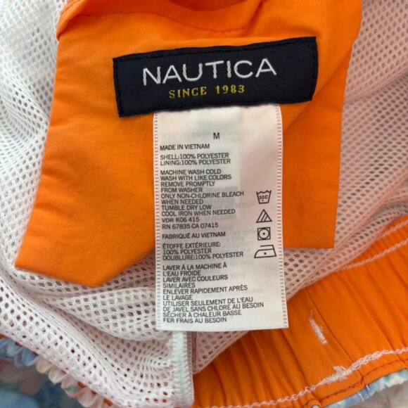 Nautica Floral Print 6" Leg Bathing Suit - Picture 7 of 9